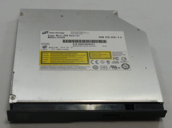 Hitachi / LG GT32N 12.7mm Laptop SATA DVD Writer Black Bezel Used