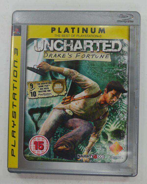 Uncharted Drake's Fortune Game For Sony PlayStation 3 / PS3 Used
