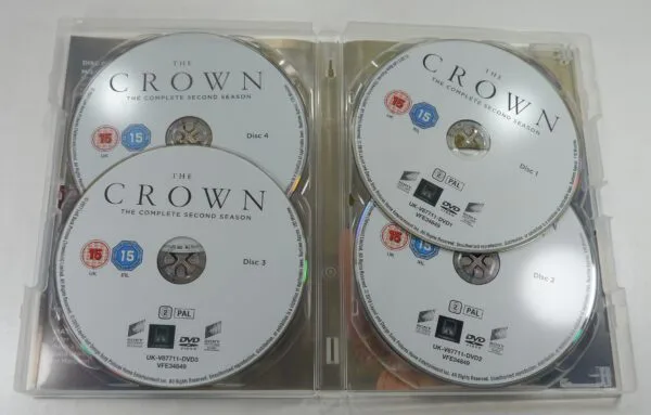 The Crown Season 2 DVD PAL Region 2 Used - Image 3