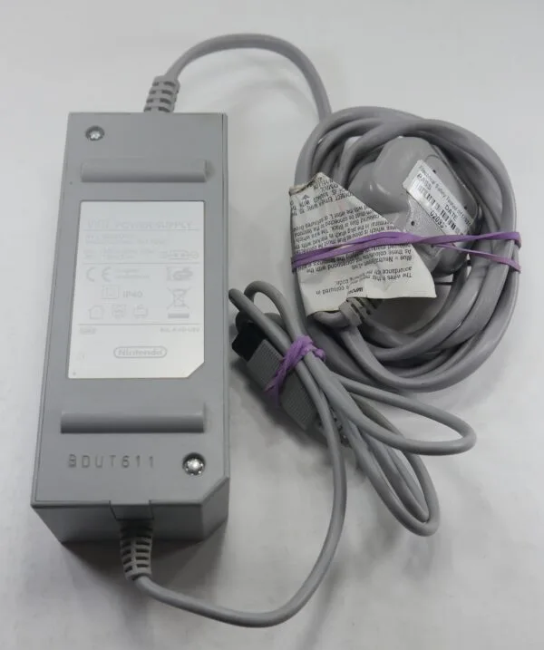 Genuine Grey Power Supply RVL-002(UKV) For Nintendo Wii Used - Image 4