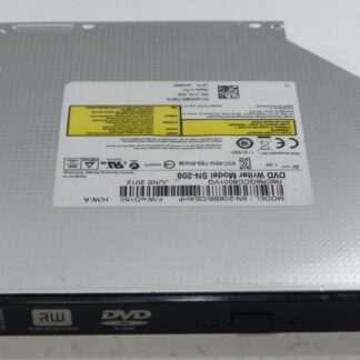 TSSTCorp SN-208 12.7mm Laptop SATA DVD Writer Black Bezel Used