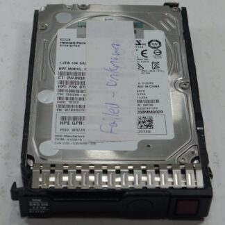 HP EG001200JWJNQ 1.2TB 10K SAS-3 Hard Drive + Caddy
