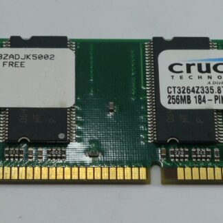 Crucial CT3264Z335.8TG2Y 256MB PC-2700 DIMM Desktop RAM Module Used