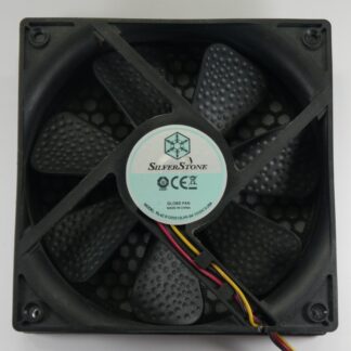 SilverStone RL4Z S1202512LIW-3M 120mm PC Case Fan Black Used
