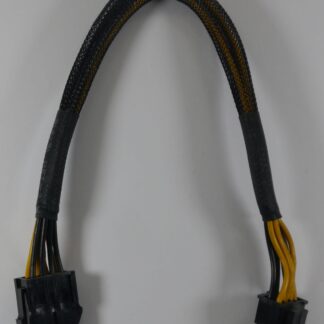 Unbranded 30cm Sleeved 8-Pin EPS Power Extension Cable Used